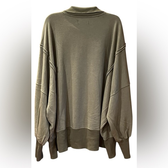 NWT Free People Camden Henley Sweatshirt - Picture 10 of 15